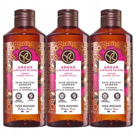    Yves Rocher Argan Oil & Rose Petals 400 ml гел за душ и вана