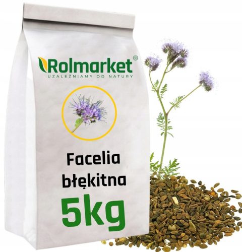  ЗА ПОКРИВНИ КУЛТУРИ FACELIA BLUE SEEDS МЕДоносНО РАСТЕНИЕ ЗА ПЧЕЛИ 5кг МЕД