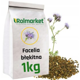    FACELIA BLUE SEEDS РАСТЕНИЕ ЗА ПЧЕЛИ 1кг МЕДоносни растения ПОКРИВНА КУЛТУРА