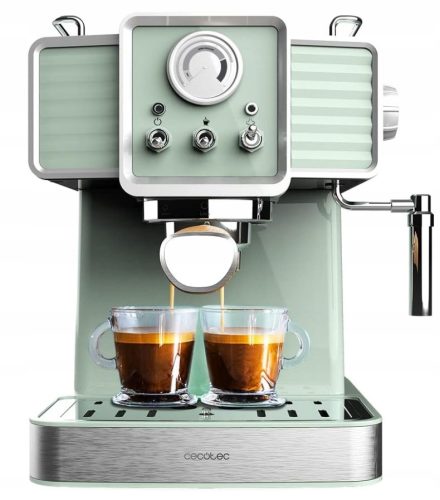  Cecotec Espresso 20 Tradizionale Light 1350 W еспресо машина с портафилтър, зелена
