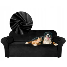    Покривало за диван (кушетка) Ние рокля-мебел черна