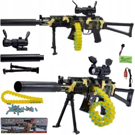    Пушка Skleplolki SAFE RIFLE AUTOMATIC CASING + Книга със стикери, комикс Sklep_lolki