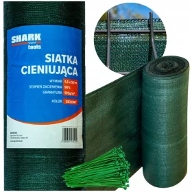   МРЕЖА ЗАШЕНЧИВАЩА 1.5х50м МАСКИРАЩА ОГРАДА ЗА ОГРАДА 90% ЗЕЛЕНО