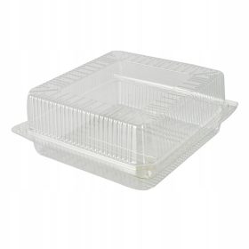   Съдове за еднократна употреба - Контейнерна кутия, опаковка за торта, 50 бр. 2L сватбено причастие