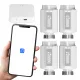Комплект от 4 x термостатична глава + TUYA Wi-Fi ZigBee gateway