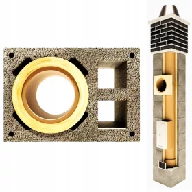   Комин с вентилация 5м KW2 GRALKO fi200 Дифузор