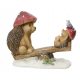  Фигурка Декорация Таралеж Мухоморка Люлка Птица