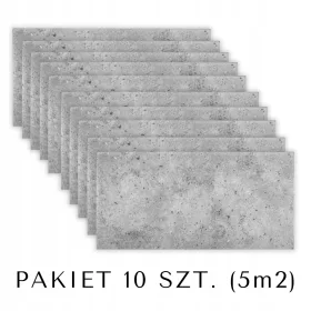   Стенен панел имитиращ бетон Dekorwall 107XL 100x50 см сив