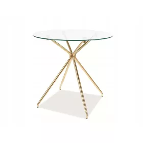    Signal GLAMOUR кръгла маса 80 х 80 х 75 см злато