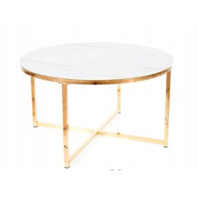    Холна маса Signal, холни маси, кръгла, 80 х 80 х 45 см, бяла