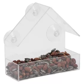   Хранилки за птици - ПОКРИВАНЕ ЗА ПТИЦИ АКРИЛНА ВЕНДУЗА ЗА ПРОЗОРЕЦ 15х15х6