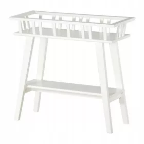   Стойка за цветя - IKEA LANTLIV Стойка за саксия, бяла, 68 см