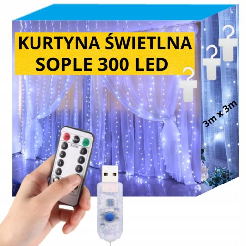  LED СВЕТЛИНИ ЗАВЕСИ лампи гирлянди висулки за прозорец
