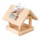  МАЛКА ДЪРВЕНА ХРАНИЛКА ЗА ПТИЦИ НАПРАВИ САМ DIY 18x18x18 cm