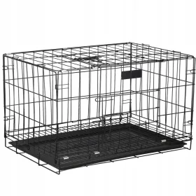    Метална клетка Springos, голямо куче, 67 x 93 x 56,5 см