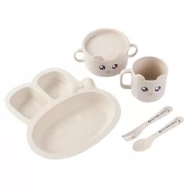    Комплект прибори за хранене от пшенична сламка CHI CHI