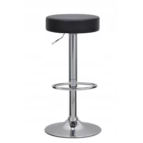    Табуретка Ote, черна, 88 см, изкуствена кожа