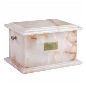   Каменна погребална урна, каменна урна за човешка пепел (без декорации)