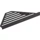  Hansgrohe AddStoris ъглова етажерка за баня 305x148x26 мм черна