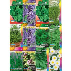    Комплект семена HERB SEEDS билки подправки 10 пак.