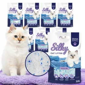    Безпрашна силиконова котешка тоалетна SILKY 3.8л