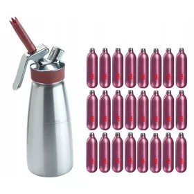   ПРОФЕСИОНАЛЕН СИФОН iSi ТОПЛО СТУДЕНО 0.5L 24 КАРТРИДЖА