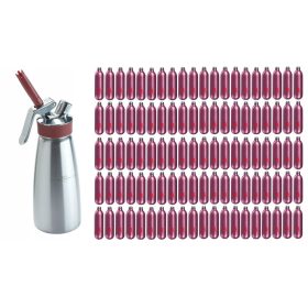   ПРОФЕСИОНАЛЕН iSi СИФОН ТОПЛО СТУДЕНО 0.5L 100 БУТИЛКИ