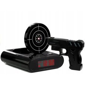   Часа - Будилник подходящ черен 14.5см