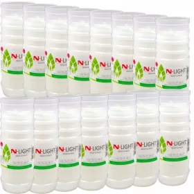   15 БР. ВЛОЖКИ ВЛОЖКИ ЗА СВЕЩИ СВЕЩИ ПАРАФИН ПАРАФИН 4 ДНИ 96Ч