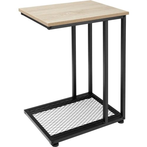  Правоъгълна холна маса TecTake Eton 35 x 48 x 66 см светъл дъб сонома