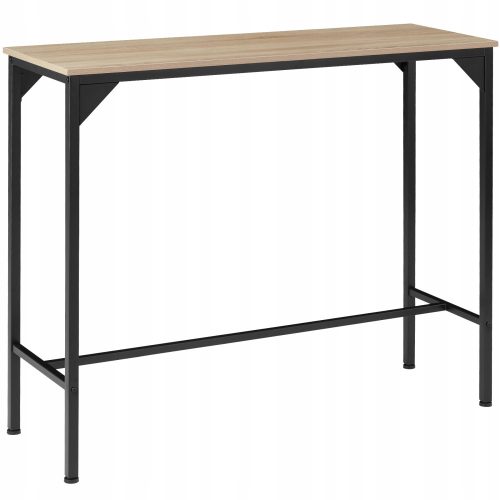  Правоъгълна маса TecTake Kerry 120 x 40 x 100,5 cm черна