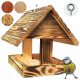 Хранилки за птици - ХРАНИЛКА ЗА ПТИЦИ от изгорено дърво Wood4
