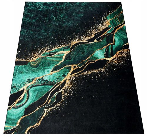 Противохлъзгащо килимче за баня Abstract Green Black Spar 01 50 x