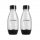  X2 БУТИЛКИ ЗА ВОДА SODASTREAM FUSE 0.5L - ЧЕРНИ ДВЕ ОПАКОВКИ