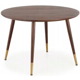    Кръгла маса Халмар Доменико, регулируема височина, 110 x 110 x 76 см, орех