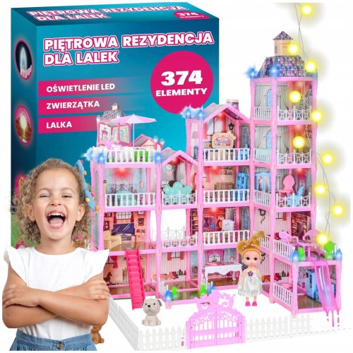  Къща за кукли ДЖИМИ Къща за кукли RESIDENCE + АКСЕСОАРИ 60см