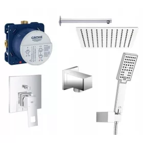   Grohe Eurocube хромиран стенен смесител за вана и душ + 5 други продукта