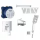 Grohe Eurocube хромиран стенен смесител за вана и душ + 5 други продукта