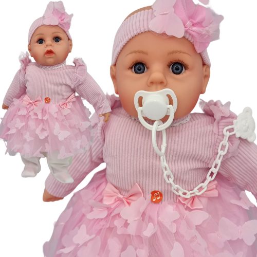  Кукла New Born Baby MARIOTOYS BABY DOLL 45 СМ ГОВОРИ И ПЕЕ ПОЛСКИ - 54 45 см