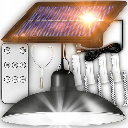  Улична лампа Logit 3.5 W 400 lm на соларно захранване