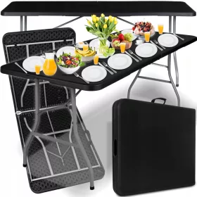   Градинска маса - Маса MAMUTH, пластмасова, правоъгълна, 180 x 74 x 74 см