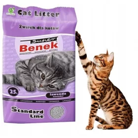    Котешка тоалетна Super Benek Lawenda 25L Purple