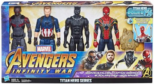  HASBRO КОМПЛЕКТ 4 ФИГУРКИ НА ОТМЪСТИТЕЛИТЕ 30см ЗВУК E2326