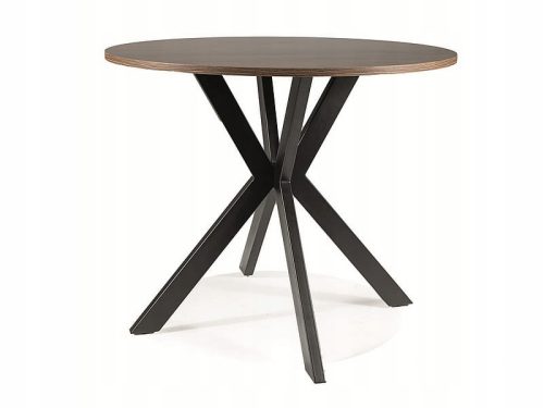  Кръгла маса Signal Tables 90 x 90 x 75 см орех