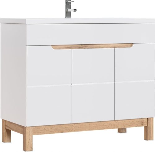  Comad Bali 3D шкаф за умивалник 100x46x84 см бял