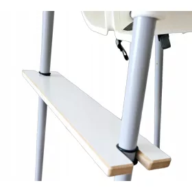    ПОСТАВКА ЗА КРАКА ЗА СТОЛ IKEA ANTILOP, РЕГУЛИРУЕМА, ОПОРА ЗА КРАКАТА ОТ БЯЛ МДФ