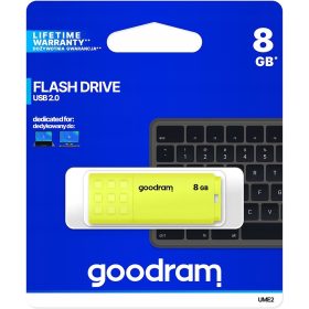  GOODRAM UME2 флашка 8 GB USB 2.0 жълта
