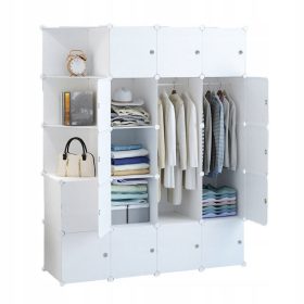  MAXXLLC Гардероб None 147 x 183 x 47 cm бял