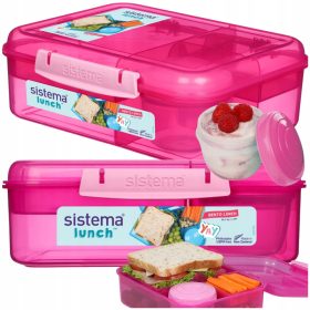    Sistema 41690 Кутия за обяд Bento 1650 мл розова