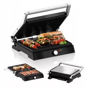    Сгъваема електрическа скара Cherry Intense 50 silver/grey 2200 W